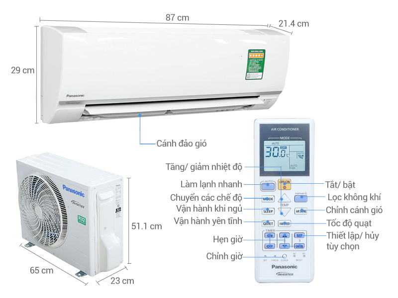 Máy lạnh Panasonic PU12TKH-8